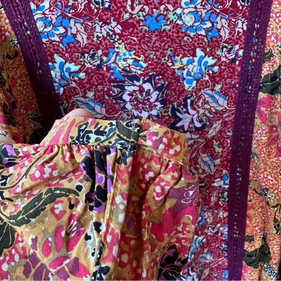 NWT Matilda Jane Lovely Menagerie Patchwork Boho Floral Tunic Long Sleeve Dress - Picture 4 of 15